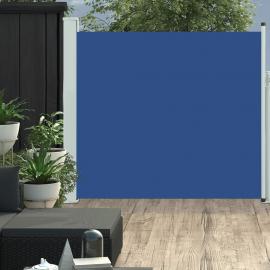 Uttrekkbar sidemarkise for uteplassblå 170x300 cm , hemmetshjarta.no