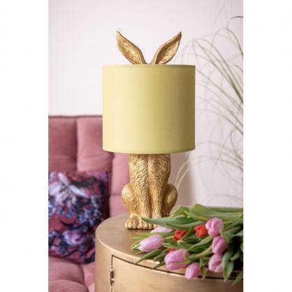Bordlampe Kanin  20x43 cm Gylden farge Polyresin , hemmetshjarta.no