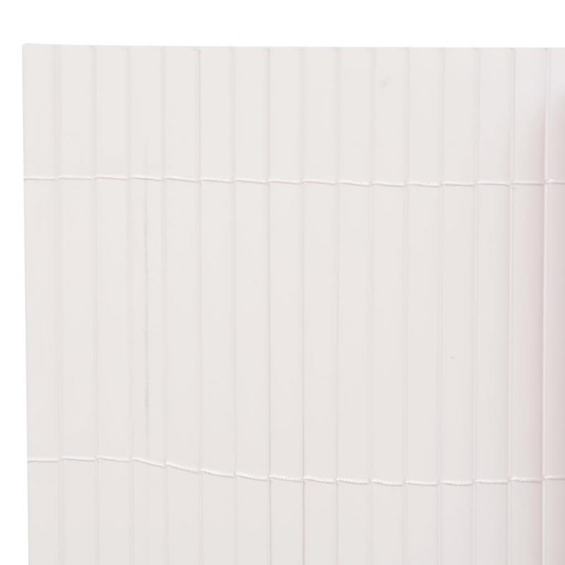 Hage Balkong Insynshinder PVC hvit 90x500 cm , hemmetshjarta.no