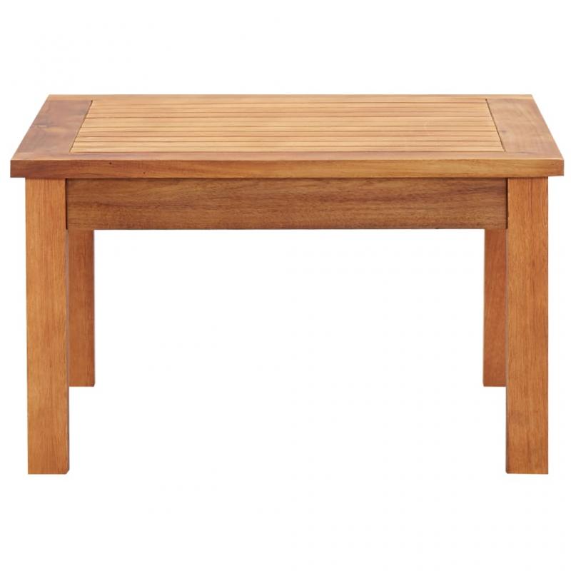 Spisebord for hage 60x60x36 cm heltre akasietre , hemmetshjarta.no