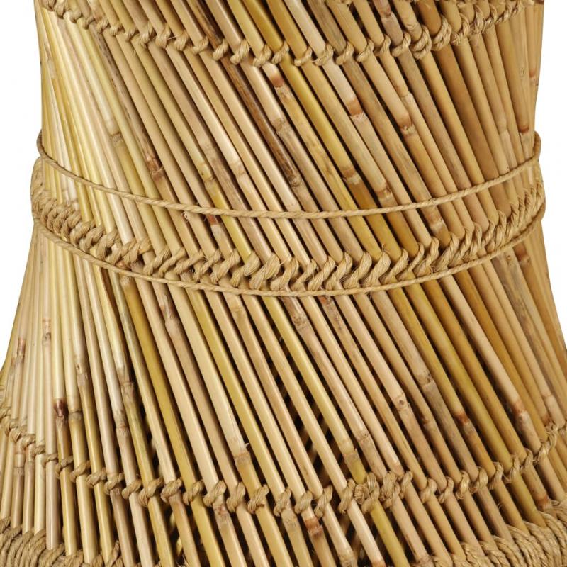 Salongbord bambus ttekant 60x60x45 cm , hemmetshjarta.no