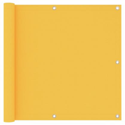 Balkongskjerm gul 90x300 cm oxfordstoff , hemmetshjarta.no