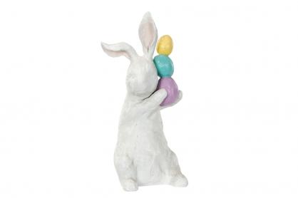 A Lot Dekoration - Dekorasjon Hare Egg Balance Poly 15x14x30cm , hemmetshjarta.no