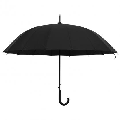 Paraply automatisk sort 120 cm , hemmetshjarta.no