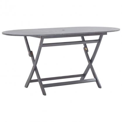 Sammenleggbart spisebord for hage 160x85x75 cm heltre akasietre , hemmetshjarta.no