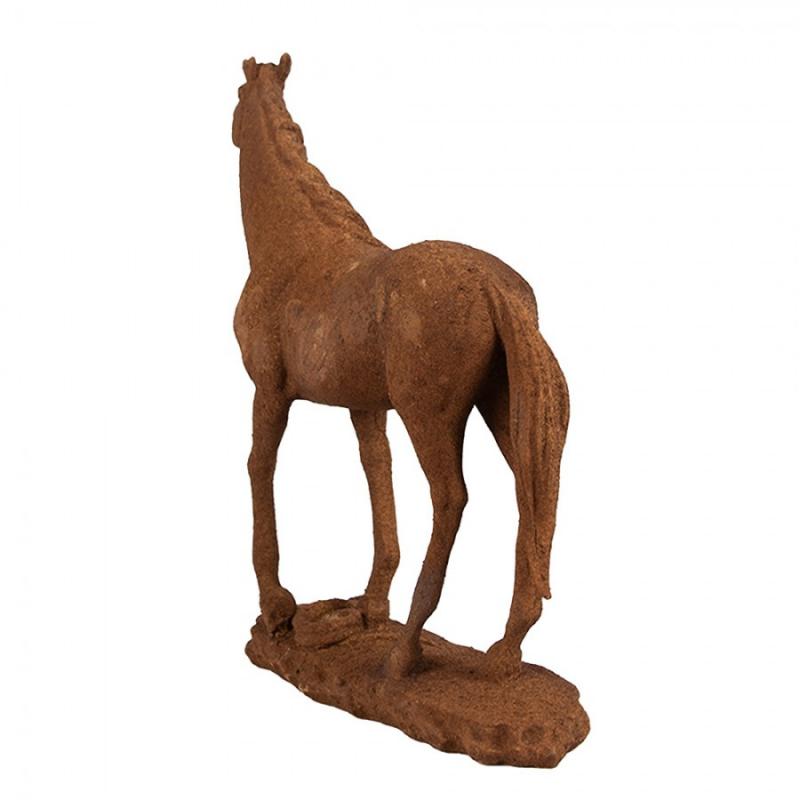 Dekorasjon Brun Rust Hest polyresin (B/D/H) 21x7x21 cm , hemmetshjarta.no