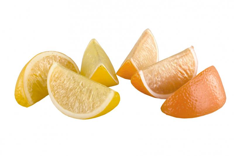 A Lot Dekoration - Pynt kunstig appelsin sitronskiver 6-pack , hemmetshjarta.no