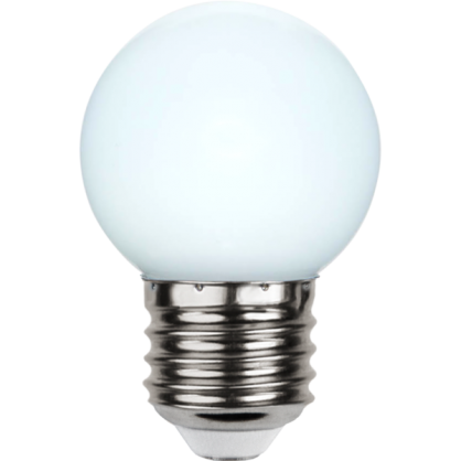 LED-Lampe E27 Outdoor Lighting G45 Opal , hemmetshjarta.no