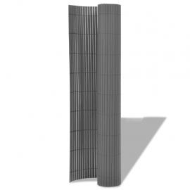 Hage Balkong Insynshinder PVC 90x500 cm grå , hemmetshjarta.no