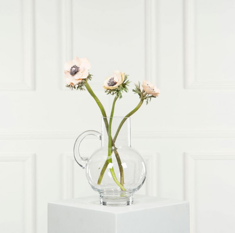 A Lot Dekoration - Vase Glass Embelia Klar 16,5x7x21cm , hemmetshjarta.no