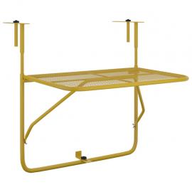Balkongbord gull 60x40 cm stål , hemmetshjarta.no