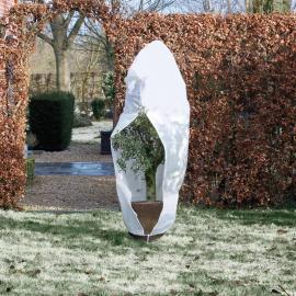 Hage Frostbeskyttelse for planter fleece med glidelås 70 g/m² 1,5x1,5x2 cm , hemmetshjarta.no