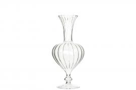 Vase Glass Nouveau 10x24cm , hemmetshjarta.no
