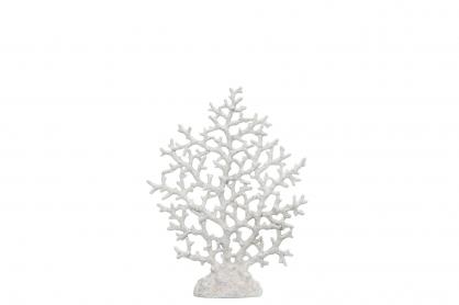 A Lot Dekoration - Dekorasjon Korall Slim Hvit Poly 2x26x34cm , hemmetshjarta.no