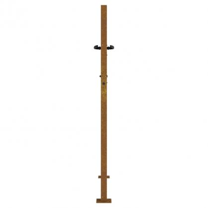 Hageport i rustfritt stl bambus design 105x155 cm , hemmetshjarta.no