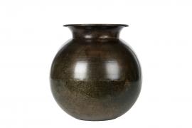 A Lot Dekoration - Vase Polly Antik Brun 25x25cm , hemmetshjarta.no