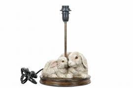 A Lot Dekoration - Lampefot Kaniner Poly 22x22x40,5cm , hemmetshjarta.no
