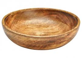 Dekorativ skål av mangotre (B/H/D) 20x5x20cm , hemmetshjarta.no