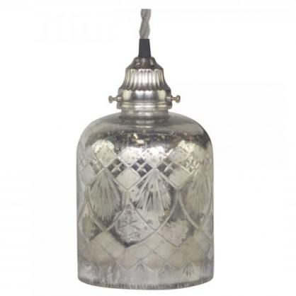 Chic Antique Lampe mnster H26 / 15 cm antikk slv , hemmetshjarta.no