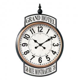 Veggklokke Hvit Grand Hotel 62x6x93 cm / 1xAA , hemmetshjarta.no