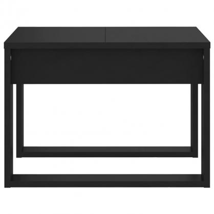 Sidebord 50x50x35 cm svart konstruert tre , hemmetshjarta.no