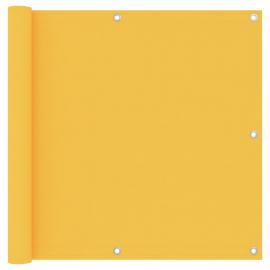 Balkongskjerm gul 90x600 cm oxfordstoff , hemmetshjarta.no