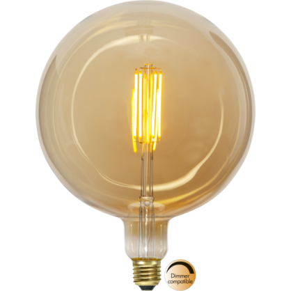 LED-Lampe E27 Industrial Vintage G200 Dim , hemmetshjarta.no