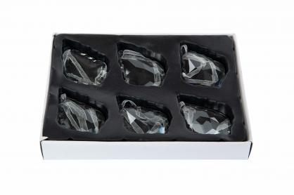 A Lot Dekoration - Glassprisme 4x6,3cm 6-pack , hemmetshjarta.no