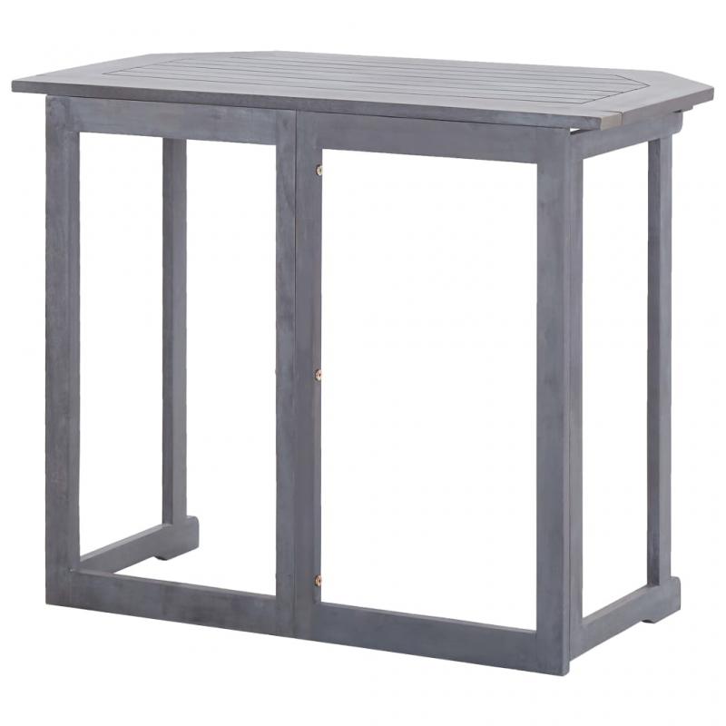 Balkongbord sammenleggbart 90x50x74 cm heltre akasietre , hemmetshjarta.no