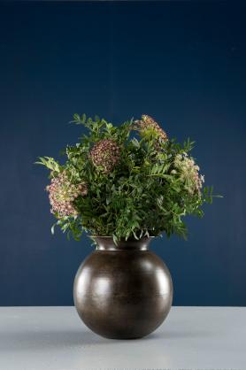 A Lot Dekoration - Vase Polly Antik Brun 25x25cm , hemmetshjarta.no