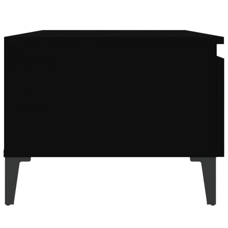 Sidebord 50x46x35 cm svart konstruert tre , hemmetshjarta.no