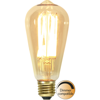 LED-Lampe E27 Vintage Gold ST64 Dim , hemmetshjarta.no