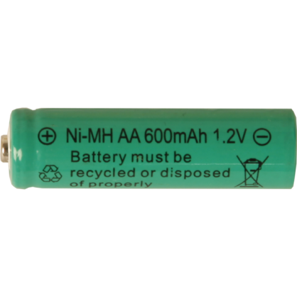 Oppladbart batteri AA 1,2V 600 mAh Ni-MH 2-pack , hemmetshjarta.no