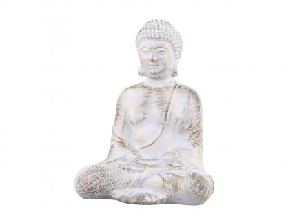 Chic Antique Dekorasjon Buddha gullmnster H28,5/L23/B17,5 cm krem , hemmetshjarta.no