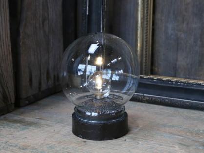 Chic Antique Batteridrevet lampe lyspre H13 / 10 cm antikk kull , hemmetshjarta.no