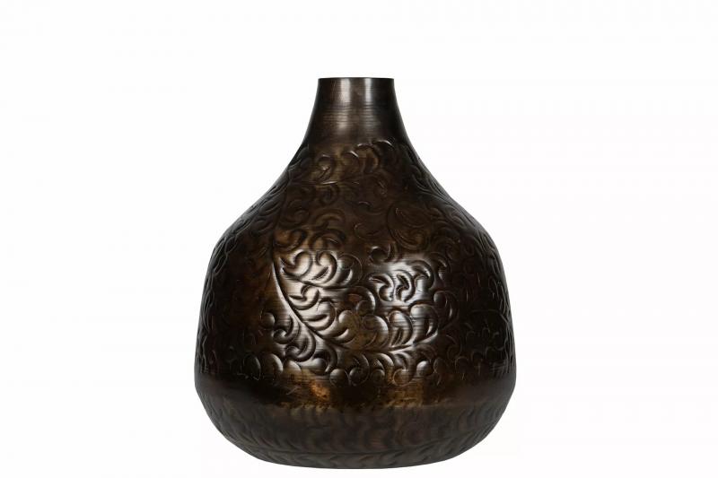 A Lot Dekoration - Vase Clover Antique Brown 28x35cm , hemmetshjarta.no