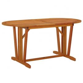 Spisebord for hage 160x85x75 cm heltre eukalyptustre , hemmetshjarta.no