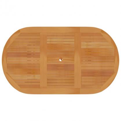 Spisebord for hage 150x90x75 cm solid teak , hemmetshjarta.no