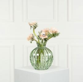 A Lot Dekoration - Vase Glass Peongrønn Ø15,5x 6x17cm , hemmetshjarta.no