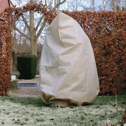 Hage Frostbeskyttelse for planter fleece med glidels 70 g/m beige 2x1,5x1,5 m , hemmetshjarta.no