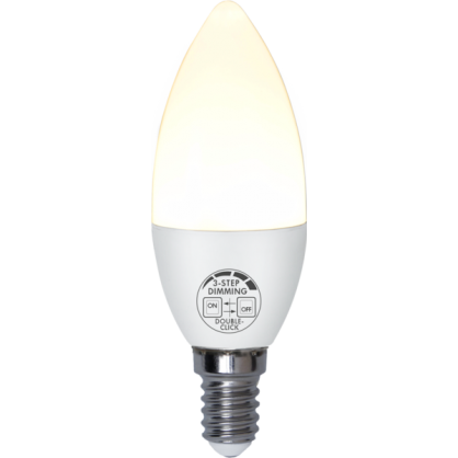 LED-lampe E14 C37 Opaque Basic , hemmetshjarta.no