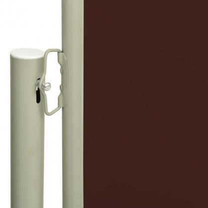 Uttrekkbar sidemarkise for uteplass brun 140x300 cm , hemmetshjarta.no