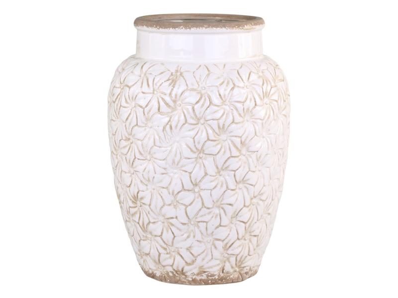 Chic Antique Colmar vase blomster Keramikk H36,5 / 24,5 cm antikk krem 1 st , hemmetshjarta.no