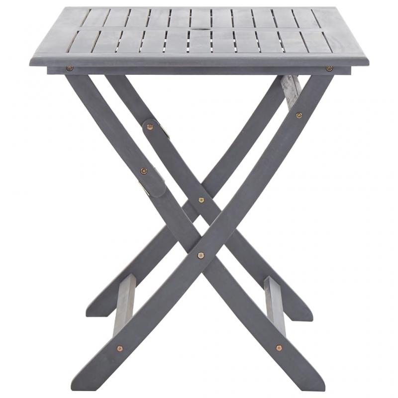Sammenleggbart spisebord for hage 120x70x75 cm heltre akasietre , hemmetshjarta.no
