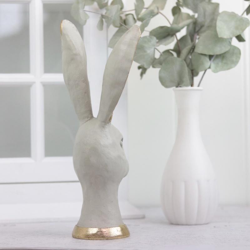 A Lot decoration Hare hode 27 cm , hemmetshjarta.no