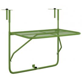 Balkongbord grønt 60x40 cm stål , hemmetshjarta.no