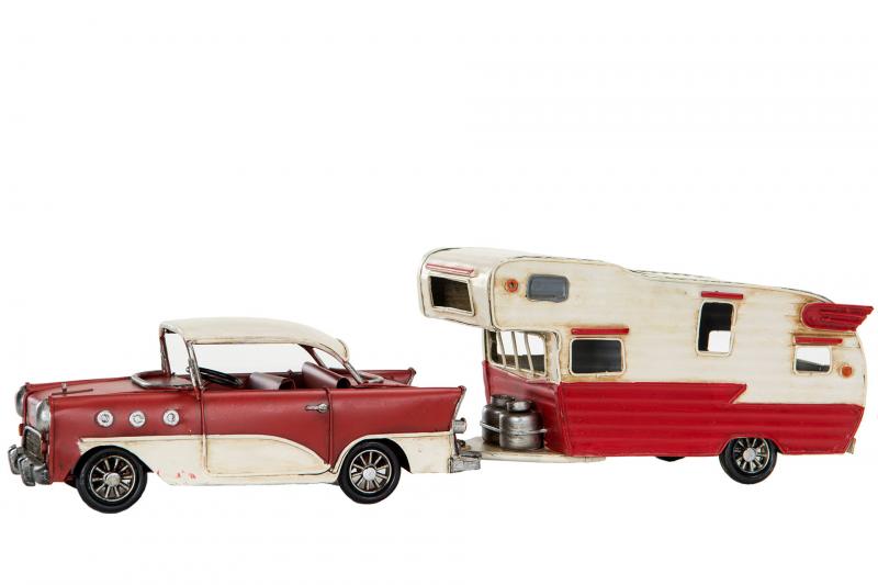 A Lot Dekoration - Metalldekorasjon Bil & Caravan Chevy Metall 41 x 10 x 11 cm , hemmetshjarta.no
