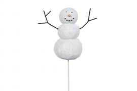 Snømann Stick Poly 7cm 2-pack , hemmetshjarta.no