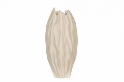 A Lot Dekoration - Vase Blge Beige Poly 19x39,5cm , hemmetshjarta.no