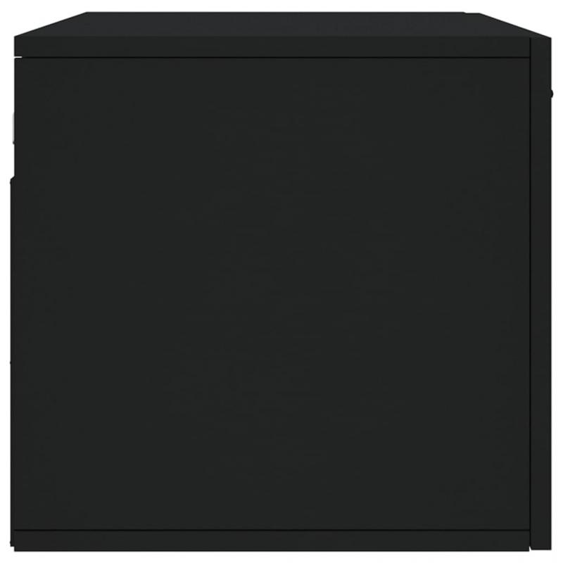 Veggskap svart 80x36,5x35 cm konstruert tre , hemmetshjarta.no